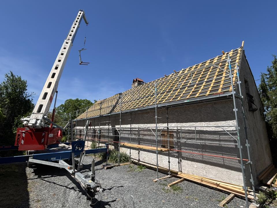 Rénovation toiture dans l'Allier (03)